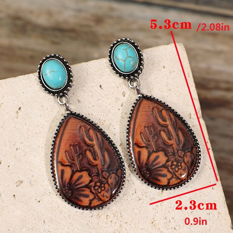 Turquoise Vintage Earrings - product image 5