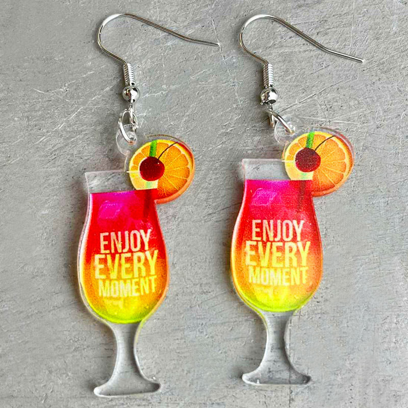 Cross Acrylic Earrings - product image 2
