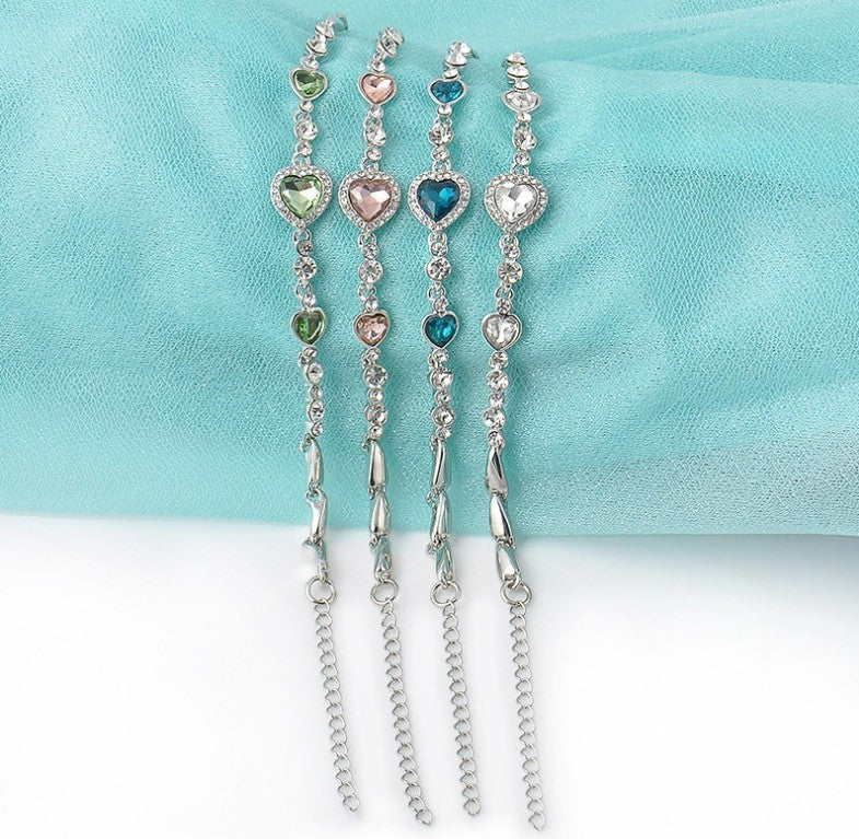 Heart Cross Crystal Bracelet - product image 2