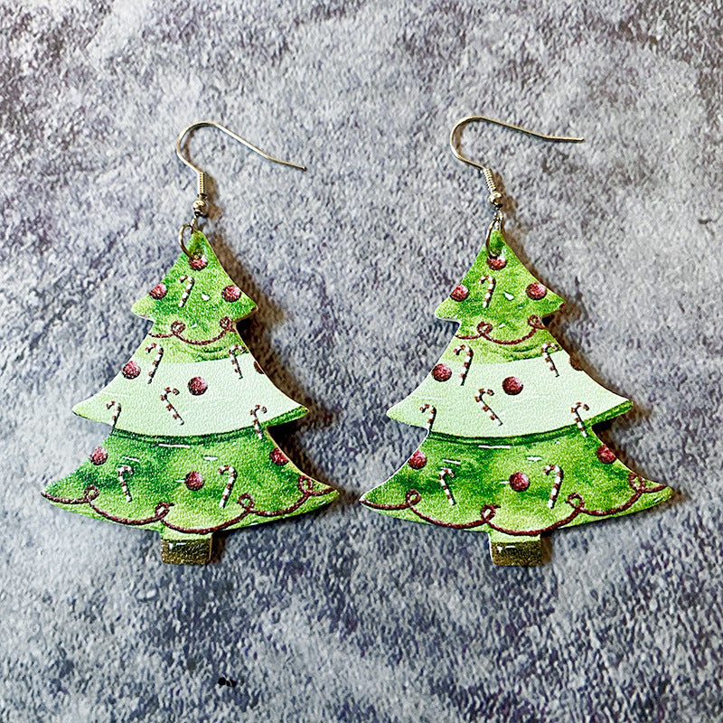 Cross Leather Earrings - product image 12