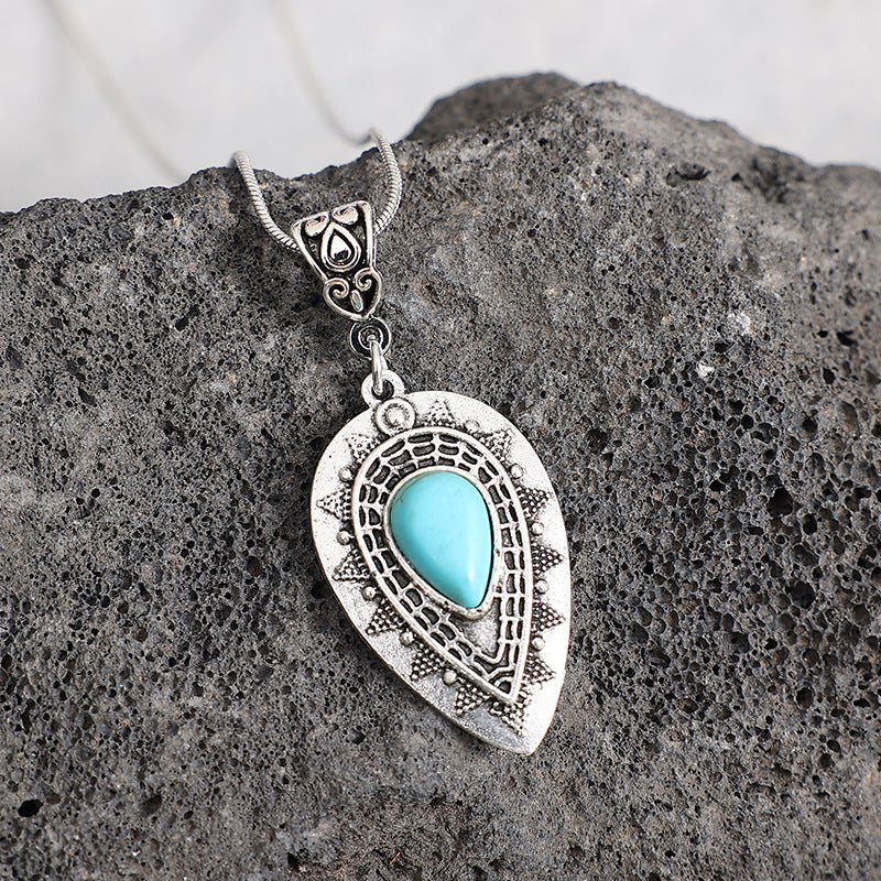 Turquoise Boho Vintage Necklace - product image 6