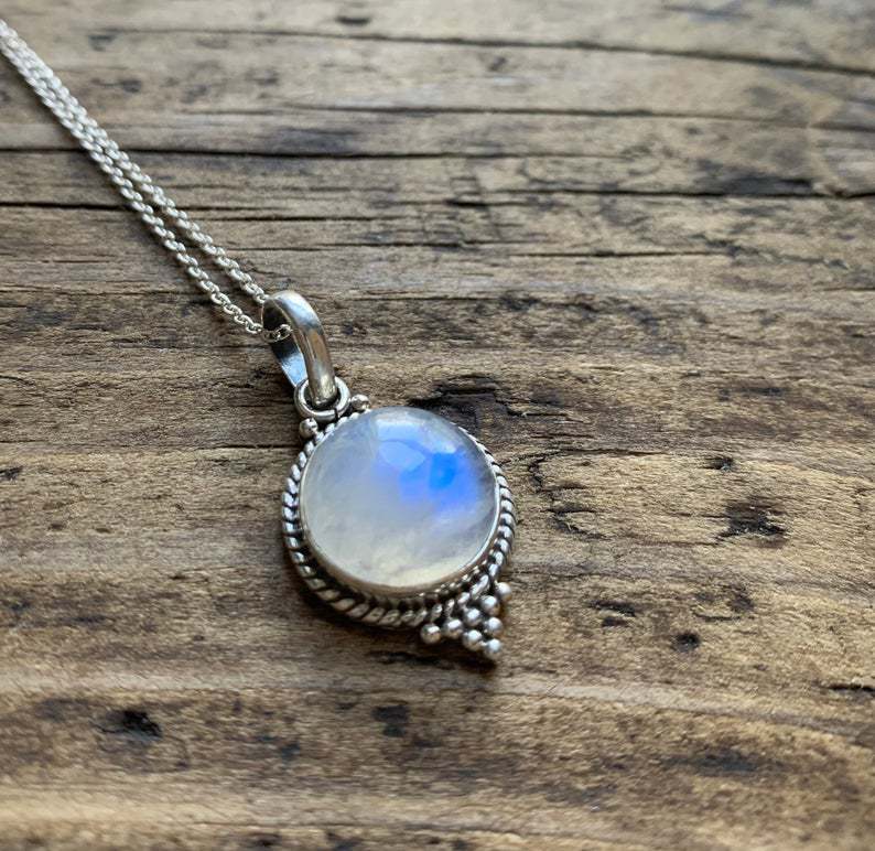 Vintage Moon Cross Necklace for Women