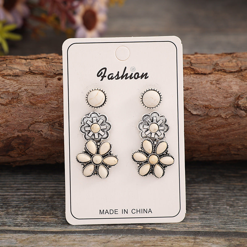 Western Turquoise Vintage Cross Jewelry Set - product image 2