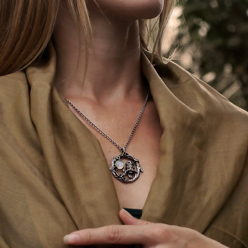 Moon Cross Necklace - product image 4