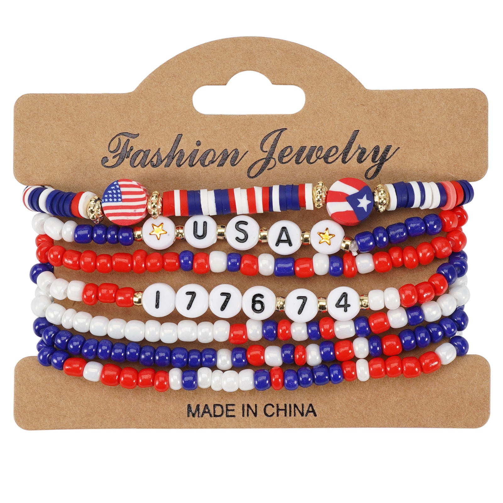 Flag Beaded Bracelet - product image 4