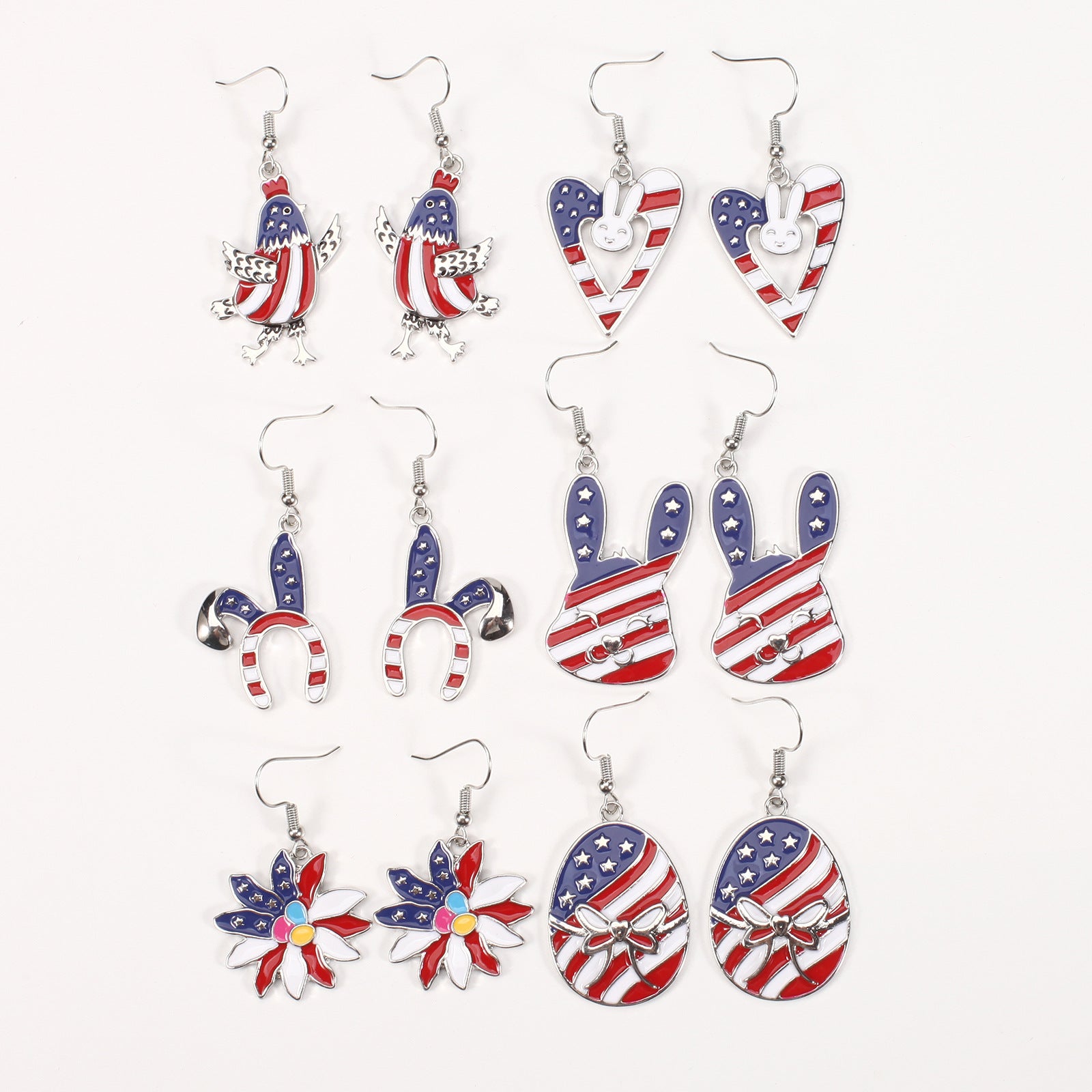 Easter Earrings Cartoon Cute Rabbit Easter Egg Carrot Earrings Spring Holiday - product image 23