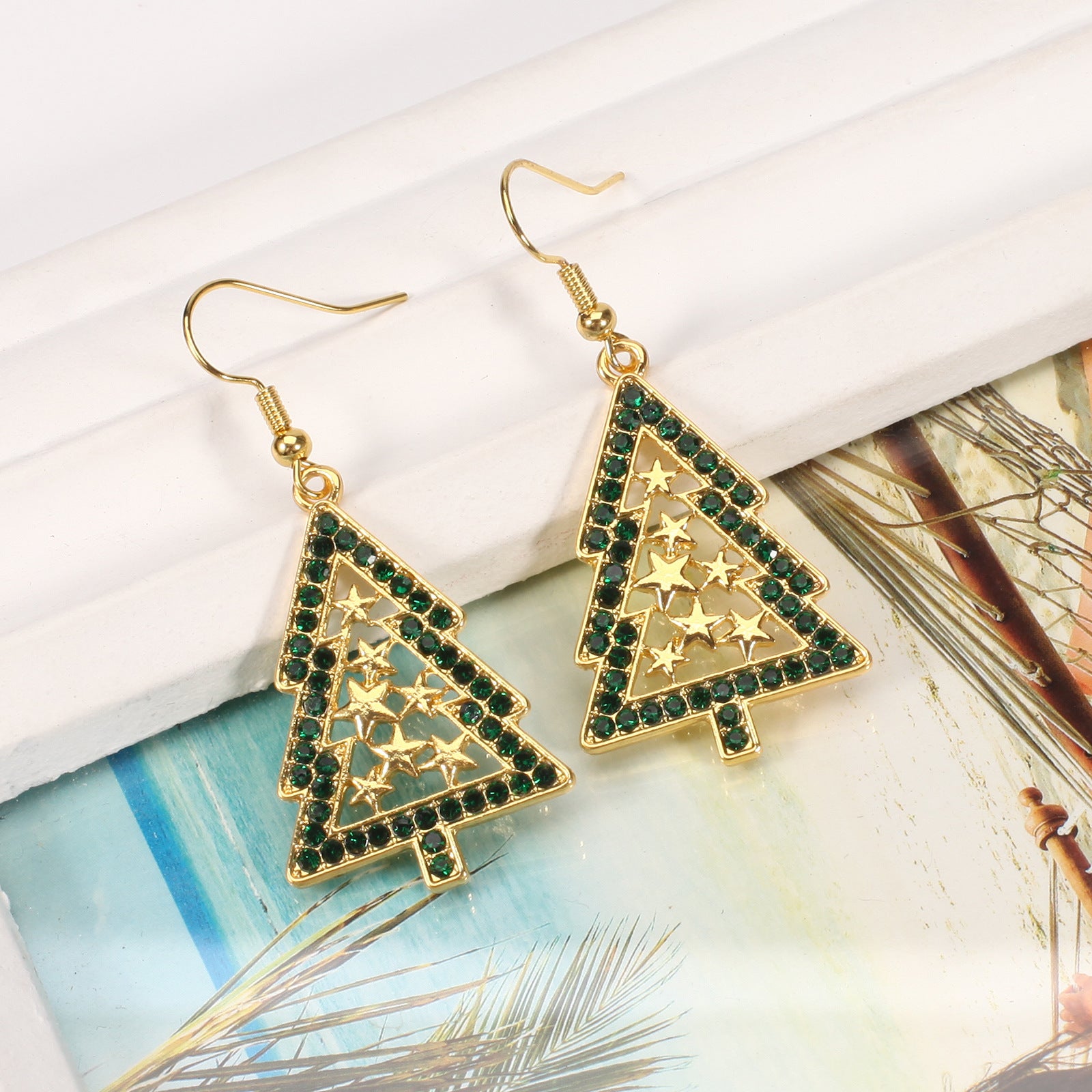 Christmas Earrings - Snowflake - Candy Cane - Reindeer Antler Party Earrings - product image 20