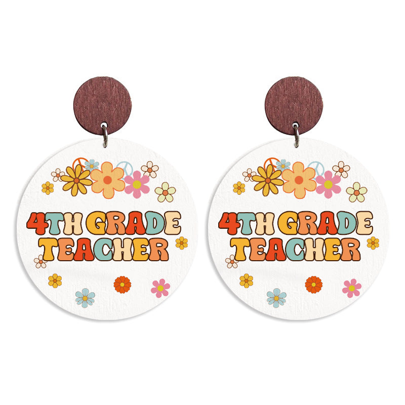 Boho Vintage Cross Wood Earrings - product image 7