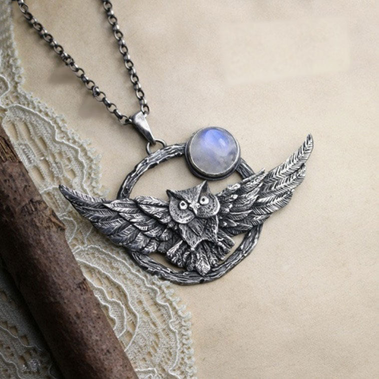 Boho Vintage Cross Resin Necklace
