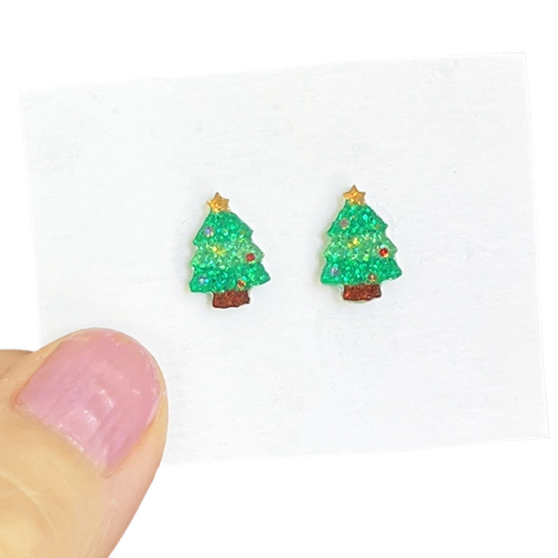 Supply Women's Fashion Earrings with Christmas Tree - Bow - and Gingerbread - product image 5