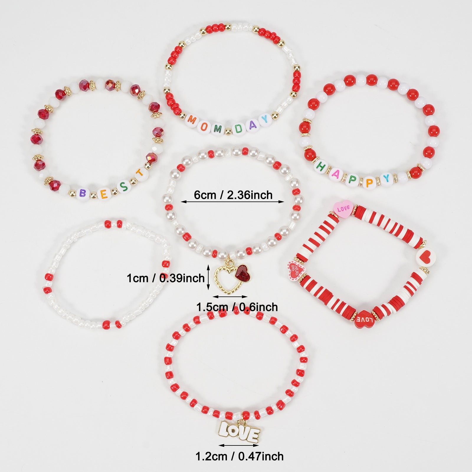Floral Heart Cross Bracelet - product image 4