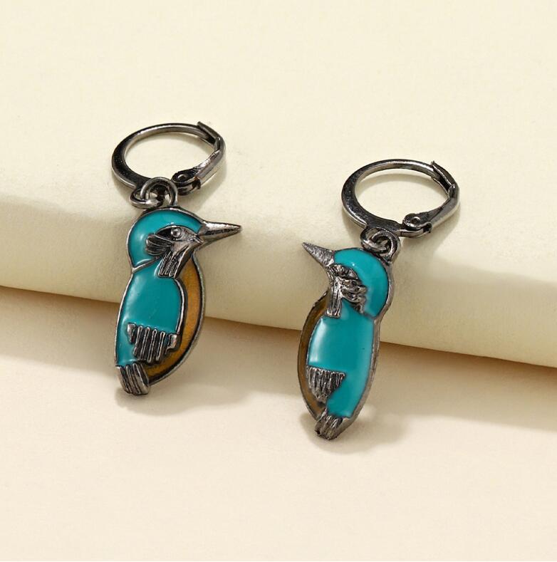 Turquoise Vintage Cross Earrings