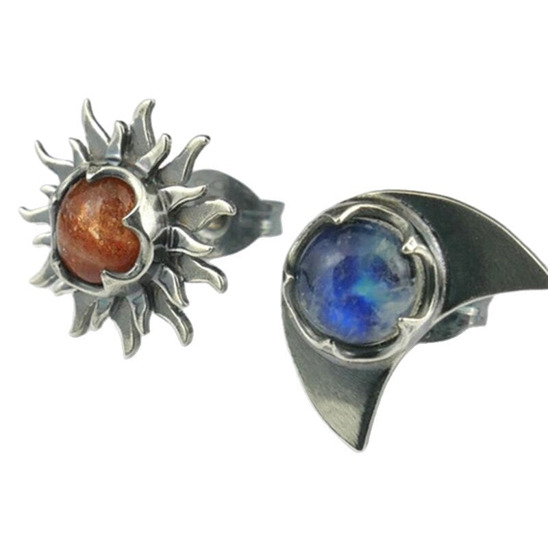 Boho Vintage Moon Cross Earrings - product image 5