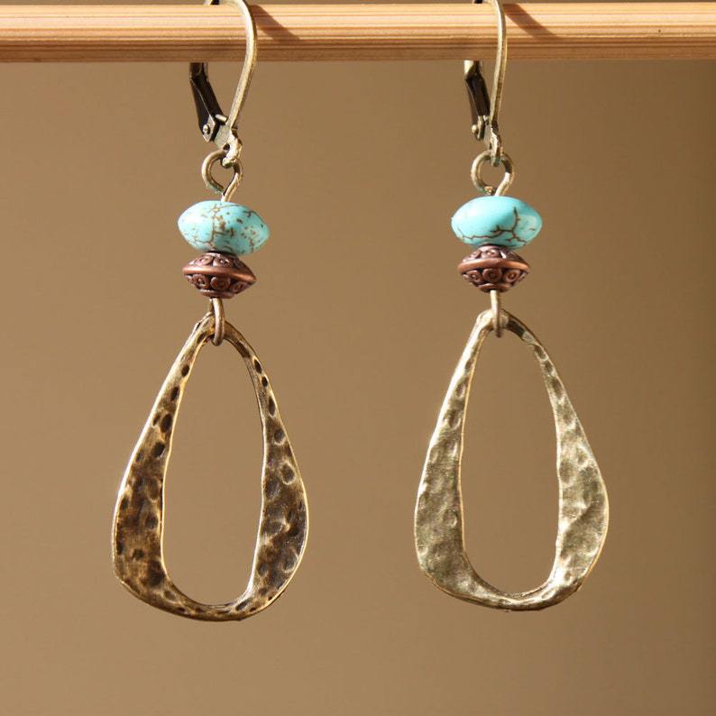 Boho Vintage Beaded Earrings for Women - product image 4