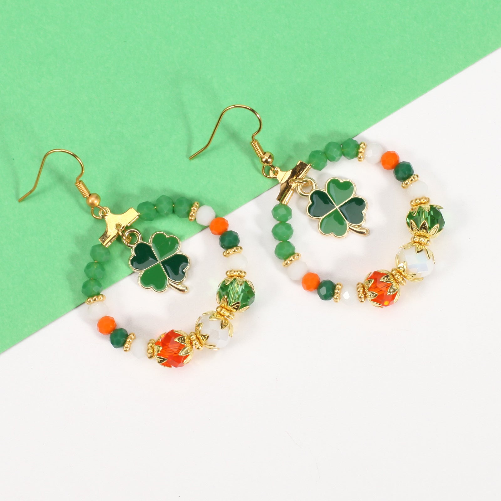Wine Glass Beaded Crystal Earrings - product image 15