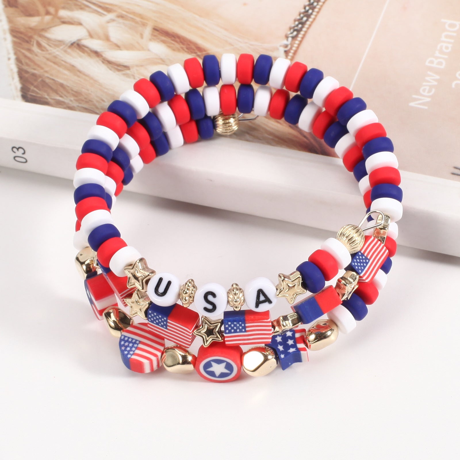 Flag Beaded Bracelet - product image 16