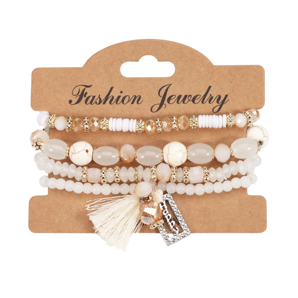 Boho Vintage Beaded Crystal Necklace - product image 6