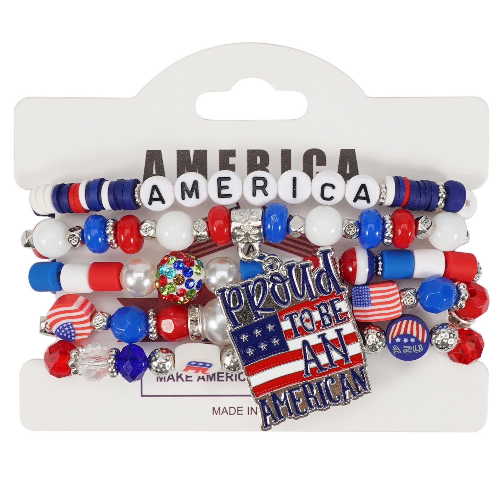 Flag Beaded Bracelet - product image 7