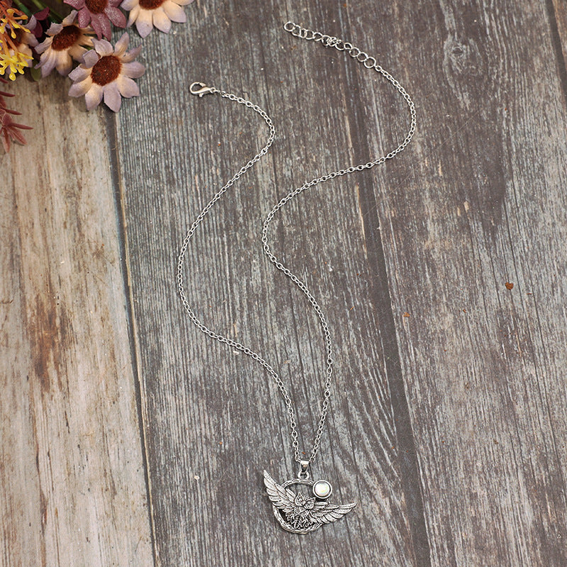 Boho Vintage Cross Resin Necklace - product image 5