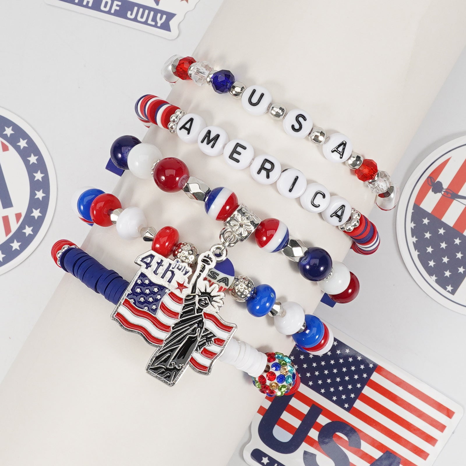 Flag Beaded Bracelet - product image 16