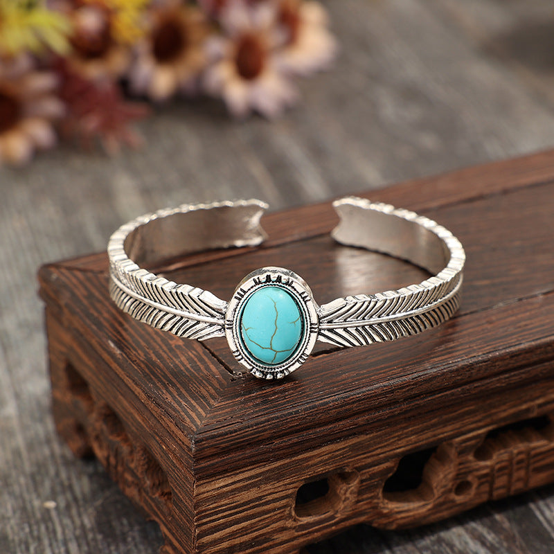 Turquoise Boho Vintage Bracelet - product image 9