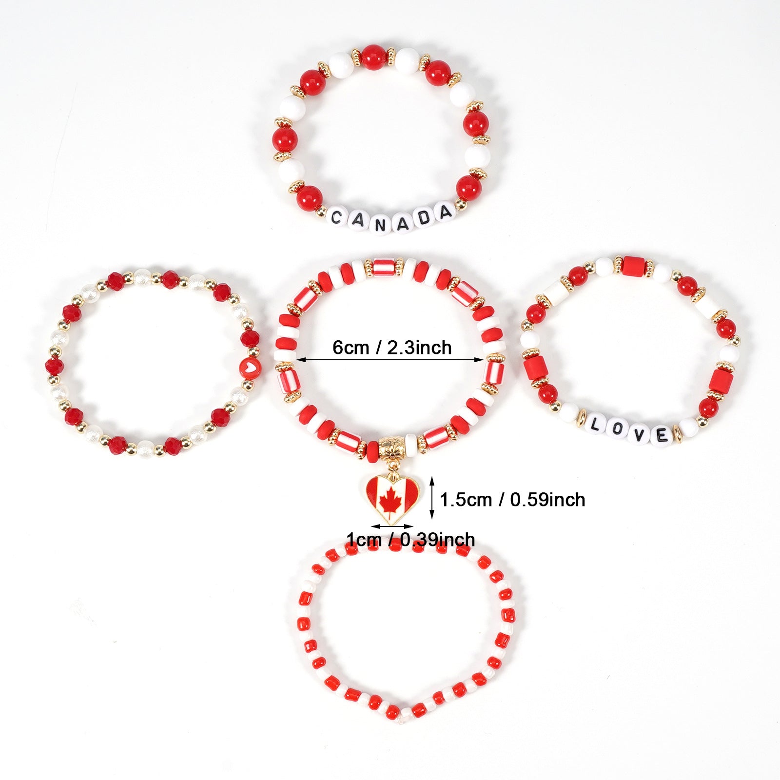 Flag Beaded Bracelet - product image 4