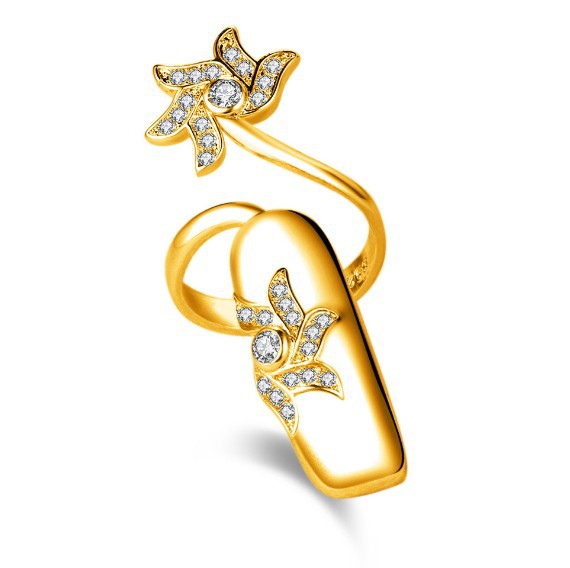Personalized Fashion Creative Open Design Women's Ring-shaped Nail Rings with - product image 10