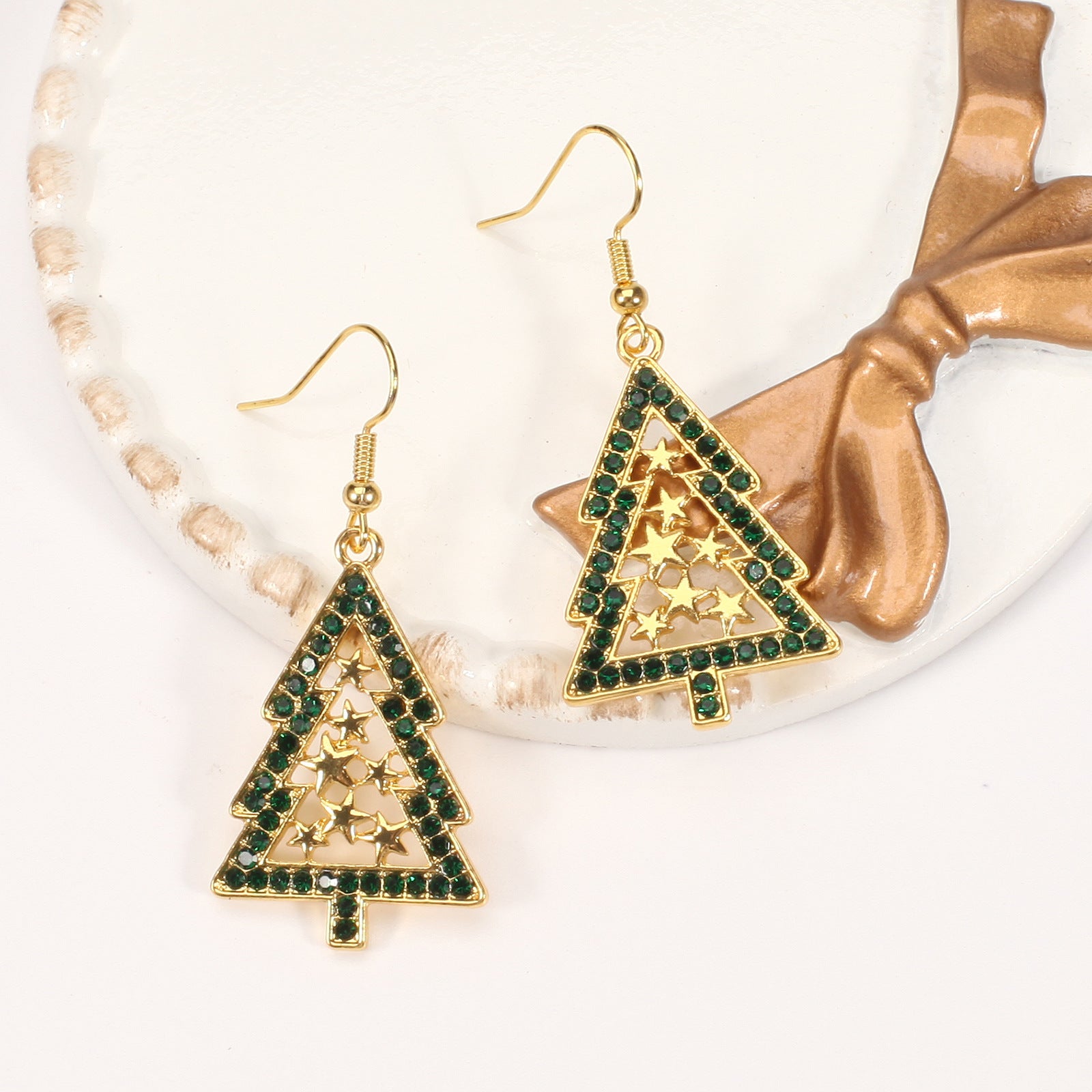 Christmas Earrings - Snowflake - Candy Cane - Reindeer Antler Party Earrings - product image 19