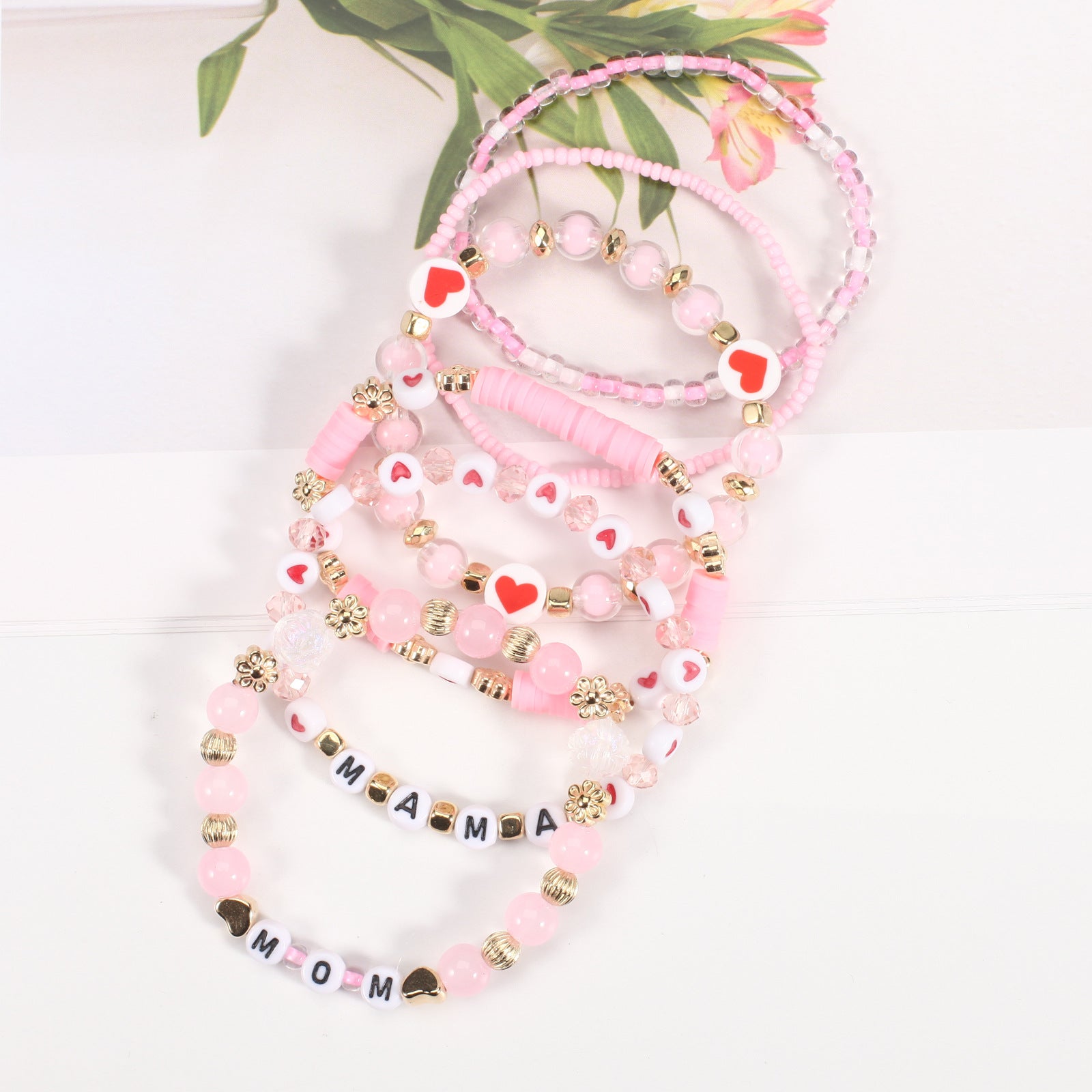 Heart Beaded Bracelet - product image 3