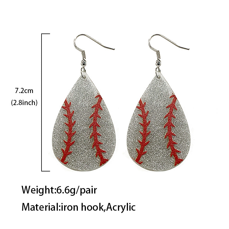 Cross Acrylic Earrings - product image 4