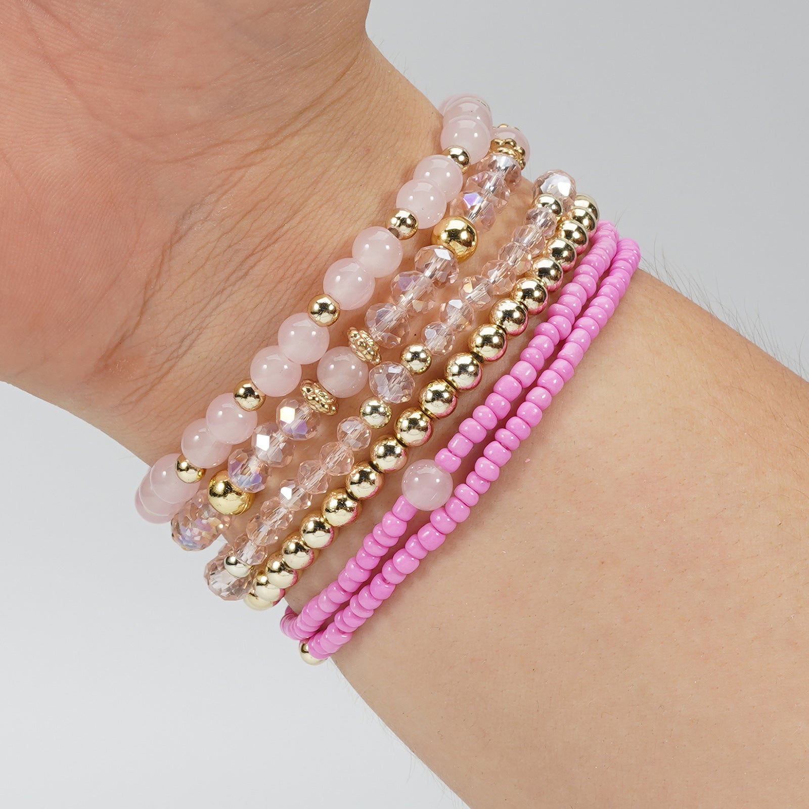 Boho Cross Beaded Bracelet for Women