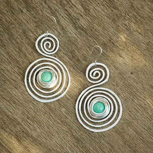 Turquoise Cross Earrings - product image 2