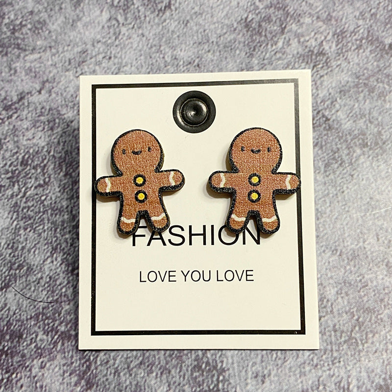 Statement Cross Wood Earrings - product image 6