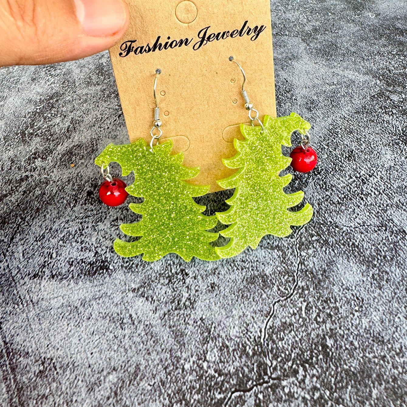 Statement Cross Acrylic Earrings