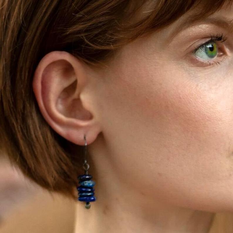 Cross Beaded Earrings for Women