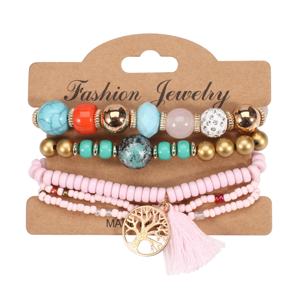 Boho Beaded Crystal Bracelet - product image 10