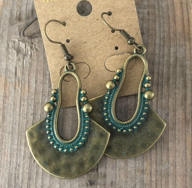 Vintage Cross Earrings