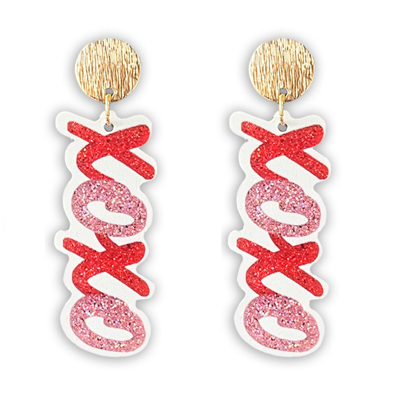 Supply Women's Accessories: Valentine's Day Sparkling Bow with Trendy Text - - product image 4