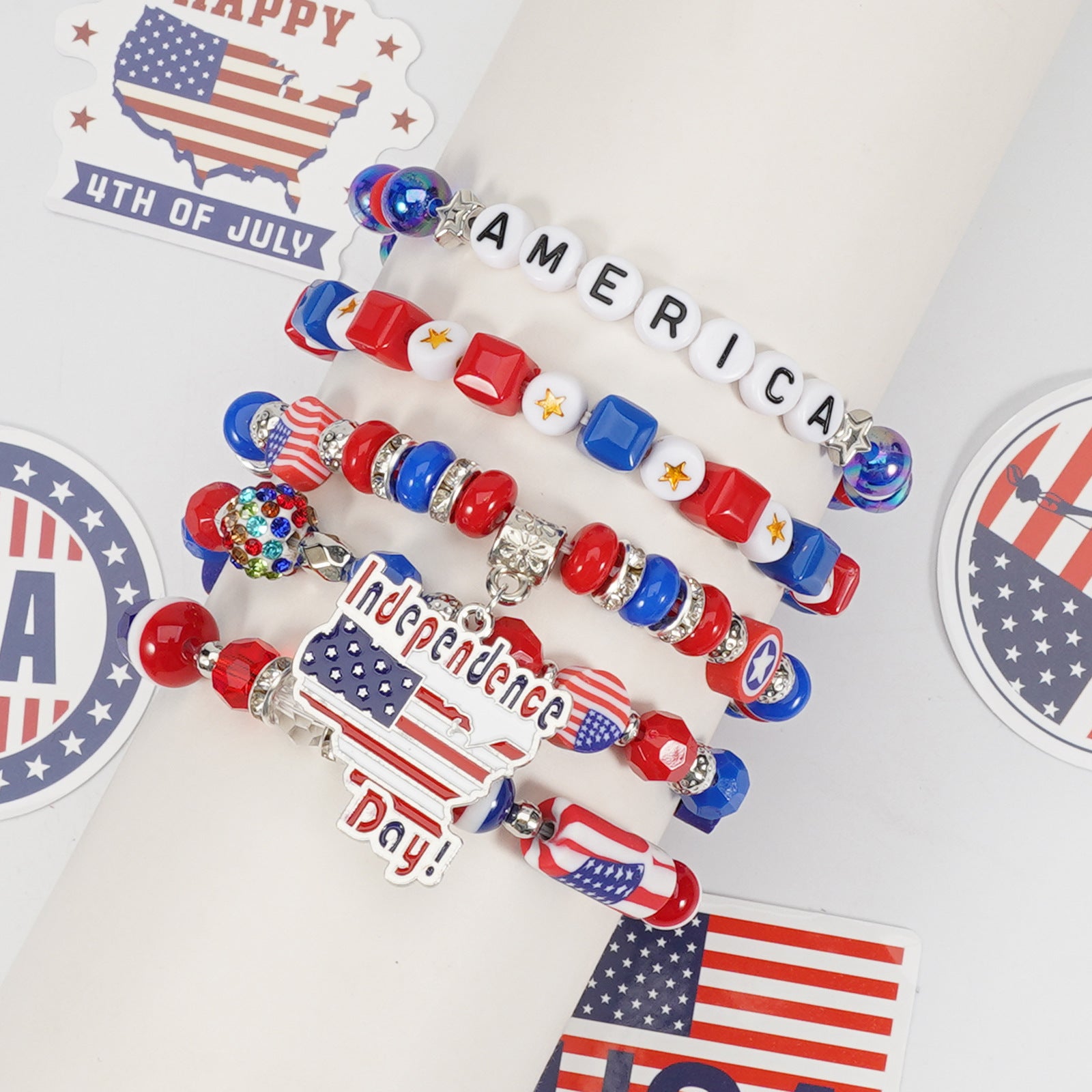Flag Beaded Bracelet - product image 28