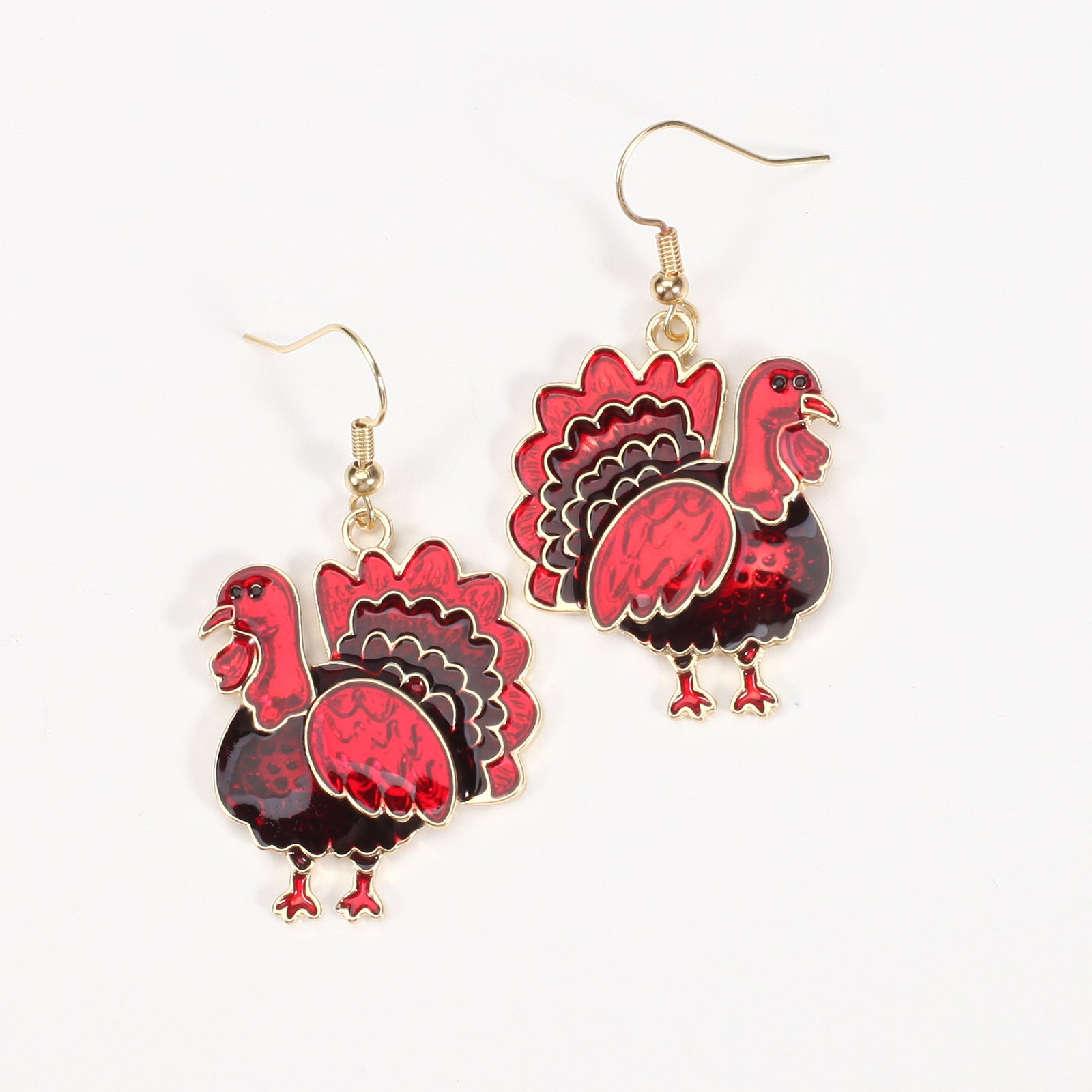 Thanksgiving Earrings Turkey - Pumpkin - Autumn - Maple Leaf - Grape - - product image 6