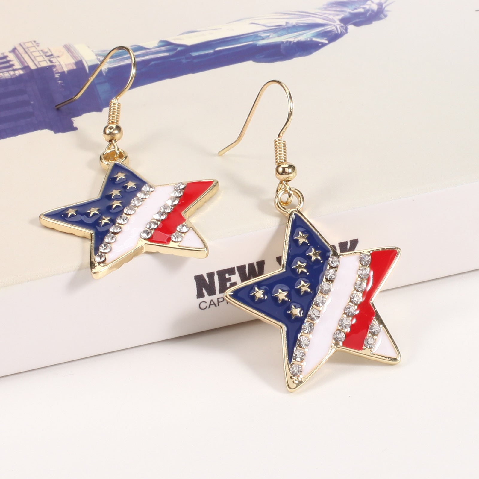 Cross Flag Earrings - product image 34