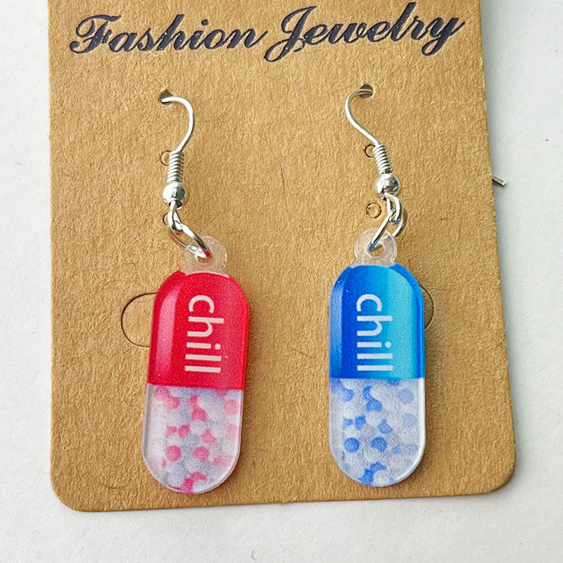 Cross Acrylic Earrings - product image 2