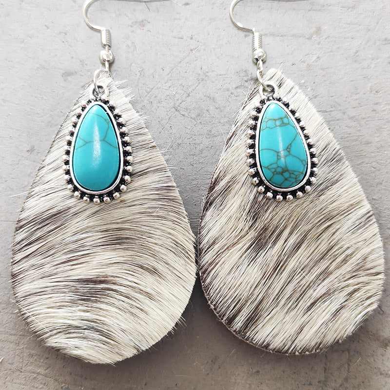 Western Turquoise Vintage Earrings - product image 7