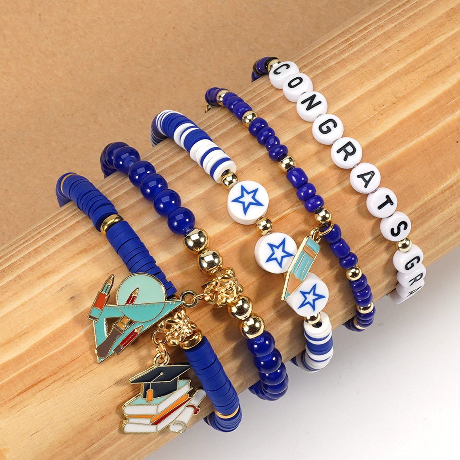 Back-to-school Season Bracelet Book and Graduation Cap A+fraction Ruler - product image 23