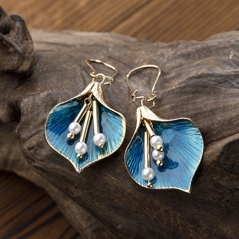Floral Cross Earrings - product image 5