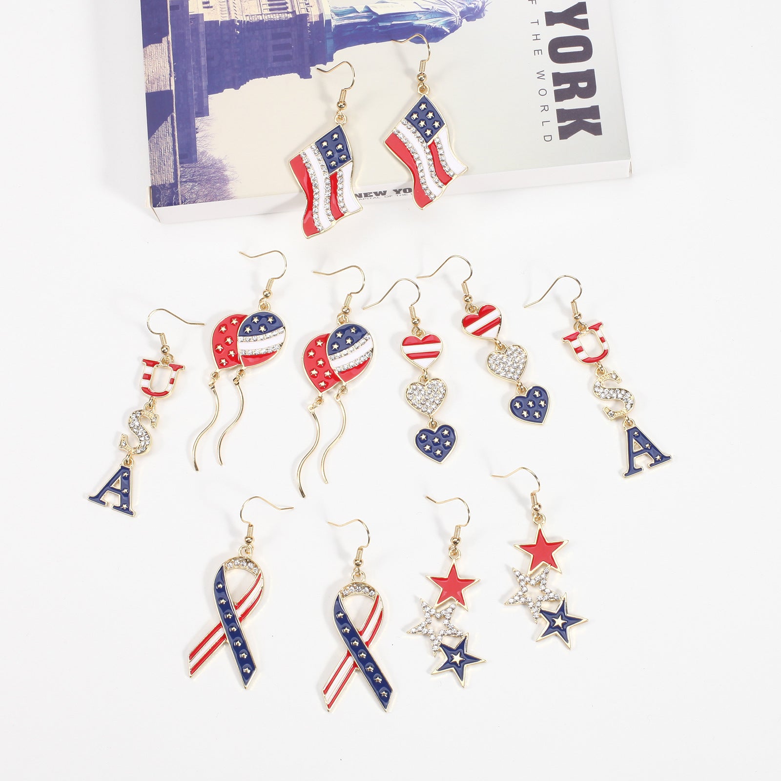 Cross Flag Earrings - product image 26