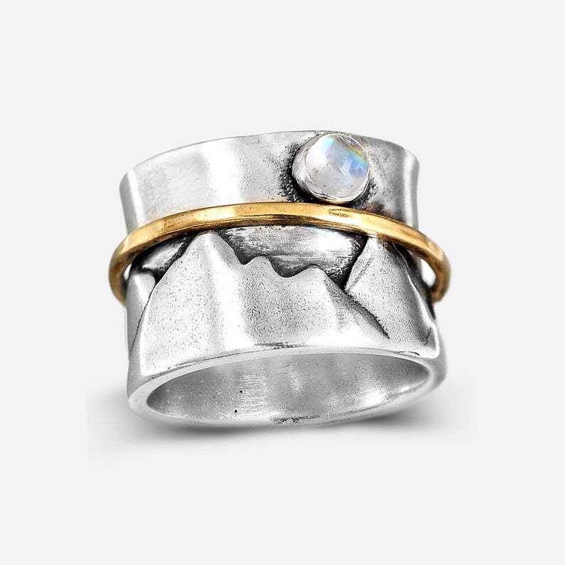 Vintage Moon Cross Ring - product image 1