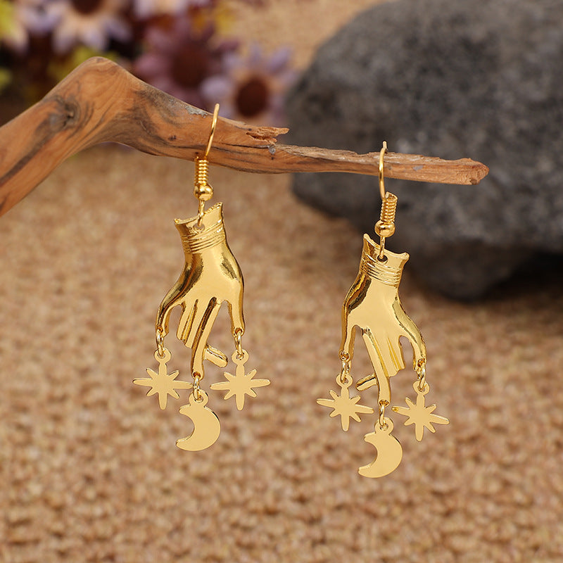 Vintage Statement Cross Earrings - product image 2