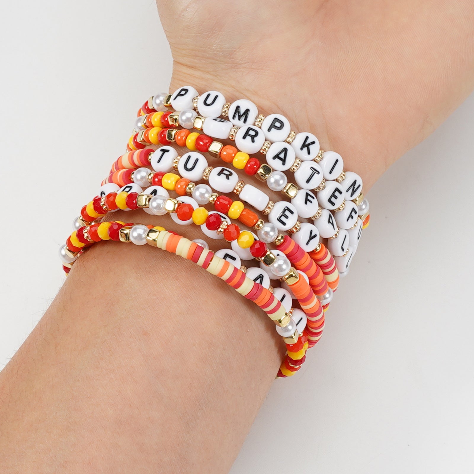 Thanksgiving Bracelet Autumn Maple Leaf Turkey Pumpkin Cartoon Cute Twisted - product image 14