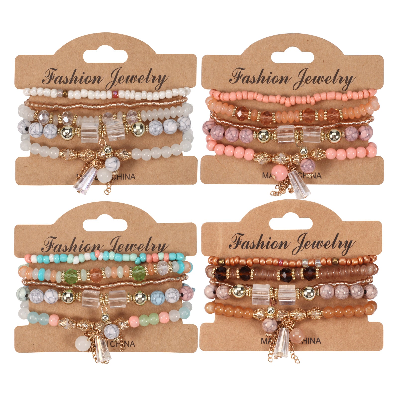 Boho Cross Crystal Necklace - product image 1